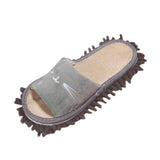 Maxbell Lazy Mop Slippers Washable Women Men Comfortable Shoes for Bedroom Bathroom Gray