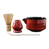 Maxbell 4 Pieces Traditional Matcha Set Best Gift for Tea Lovers Beverage Family