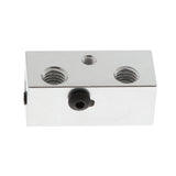 Max Aluminum Heating Hot Block Heater Assembly for 3D Printer Extruder Silver