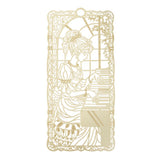 Maxbell Classic Hollow Out Metal Bookmark Stationery Metal School Bookmark Girl