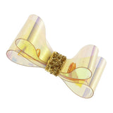 Maxbell Bowknot Hair Clip Alligator Hairpins Snap Accessories for Kids DIY Golden