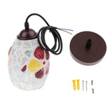 Maxbell Retro Bar Cafe Pendant Light Mosaic Style Hanging Ceiling Lamp Shade 3