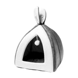 Maxbell Cat Bed House Crate Interactive Toy Sleeping Anti Slip Blanket Cat Cave Tent S 28X28X29CM