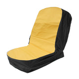 Maxbell Oxford Durable Tractor Seat Cover Riding Lawn Mower Seat Cover Yellow Black