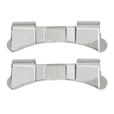 Maxbell 2 Piece Premium Stainless Steel Watch Strap Link Curved End Repair Part 24mm
