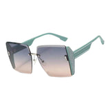 Maxbell Womens Sunglasses Ultralight Frame Oversized Sun Glasses Driving Glasses Green Frame