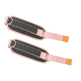 Maxbell Ankle Straps Cable Machine Attachment Adjustable for Legs Extensions Pink