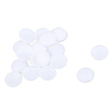 Maxbell 20Pcs Plastic White Buttons Base Sewing Buttons for Fabric Cloth Round 12mm