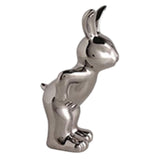 Maxbell Ceramic Rabbit Ornament Wine Rack Bunny Sculpture for Wine Cabinet Decor StyleA