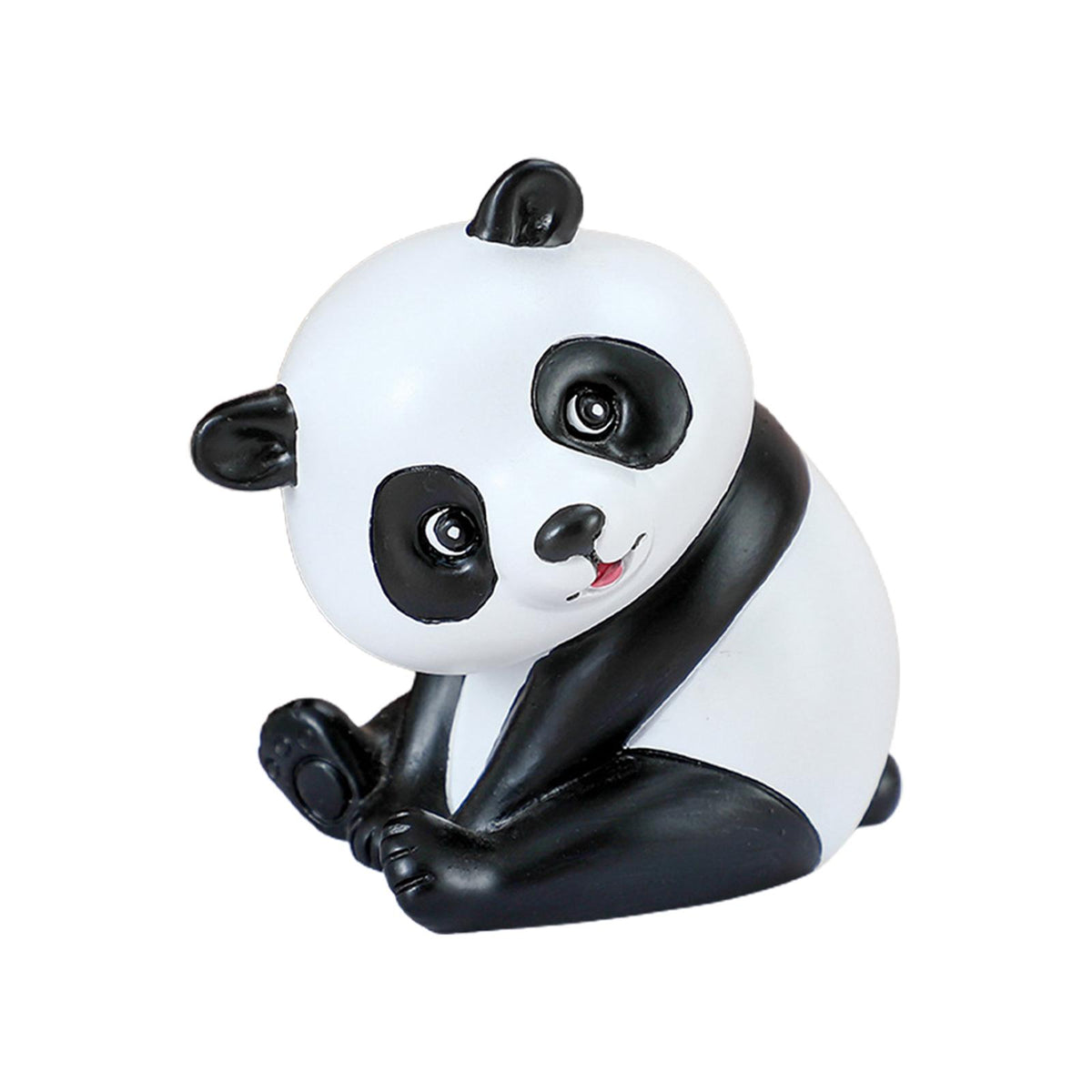 Maxbell Resin Panda Statue Sculpture Ornament Simulation Decoration Accessories 6cmx4cmx4.5cm