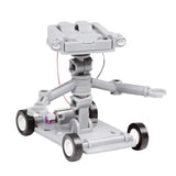 Maxbell Silver Mini Construction Robot Powered by Salt Water Kids Intelligence Toys