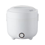 Maxbell Upgraded Electric Heating Lunch Box Stainless Steel for Truck Worker Outdoor White