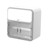 Maxbell Toilet Paper Holder Storage Box Shelf Roll Paper Holder Waterproof Bathroom White