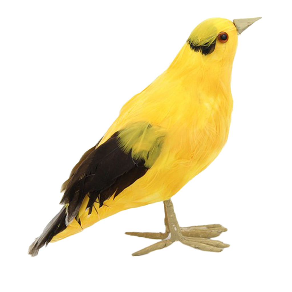 Max Artificial Birds Realistic Oriole Model Christmas Toys Home Garden Decor