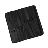 Maxbell Chef Roll Bag Reusable 5 Pockets Waterproof Black for Picnic Travel Camping