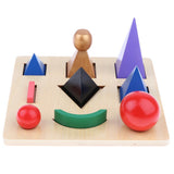 Maxbell Language Montessori Material - Solid Grammar Symbols with Cut-Out Tray Toy