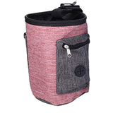 Maxbell Small Pet Dog Snack Waist Pouch Dog Food Snack Treat Training Pouch Red