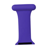 Maxbell Nurses Brooch Pin Silicone Band Strap for iWatch 4 5 6 Purple 42 or 44mm