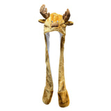 Maxbell Lovely Animal Plush Hat Photograph Prop for Festival Party Favors Cosplay Elk