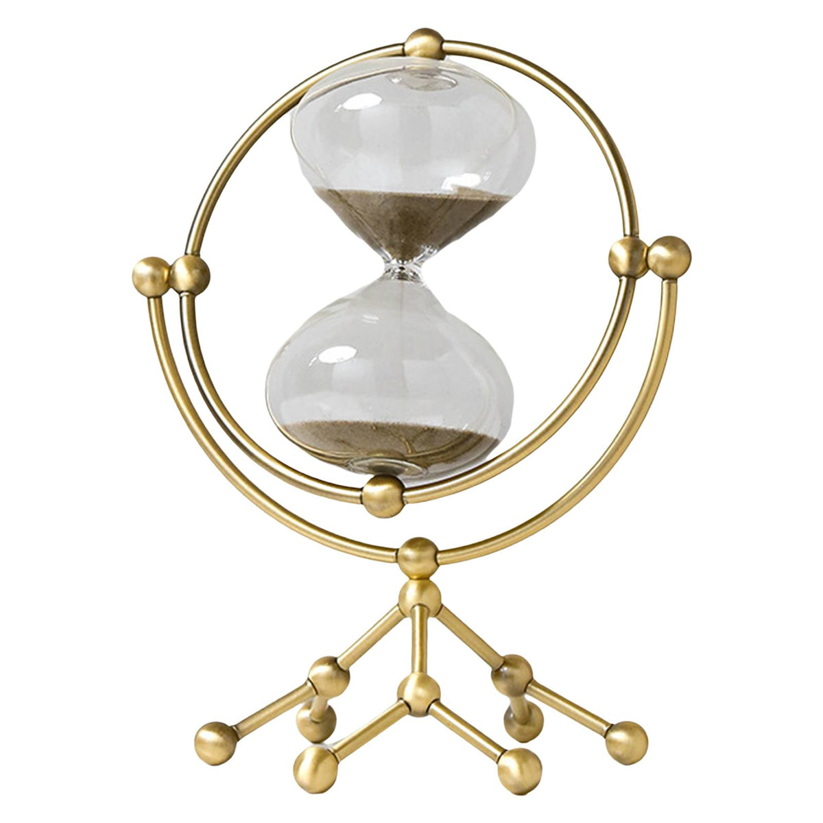 Maxbell Hourglass Clocks Sand Timer Desktop Watch for Living Room Birthday Gifts Aureate