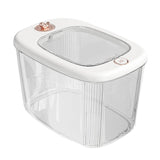 Maxbell Airtight Rice Barrel Multipurpose Pantry Organization for Nuts Dried Fruits L White
