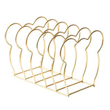 Max Wrought iron Storage Rack Bear Shape Storage Organizer Shelf Golden