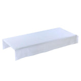 Max Beauty Massage SPA Treatment Soft Stripe Bed Table Cover Sheet White