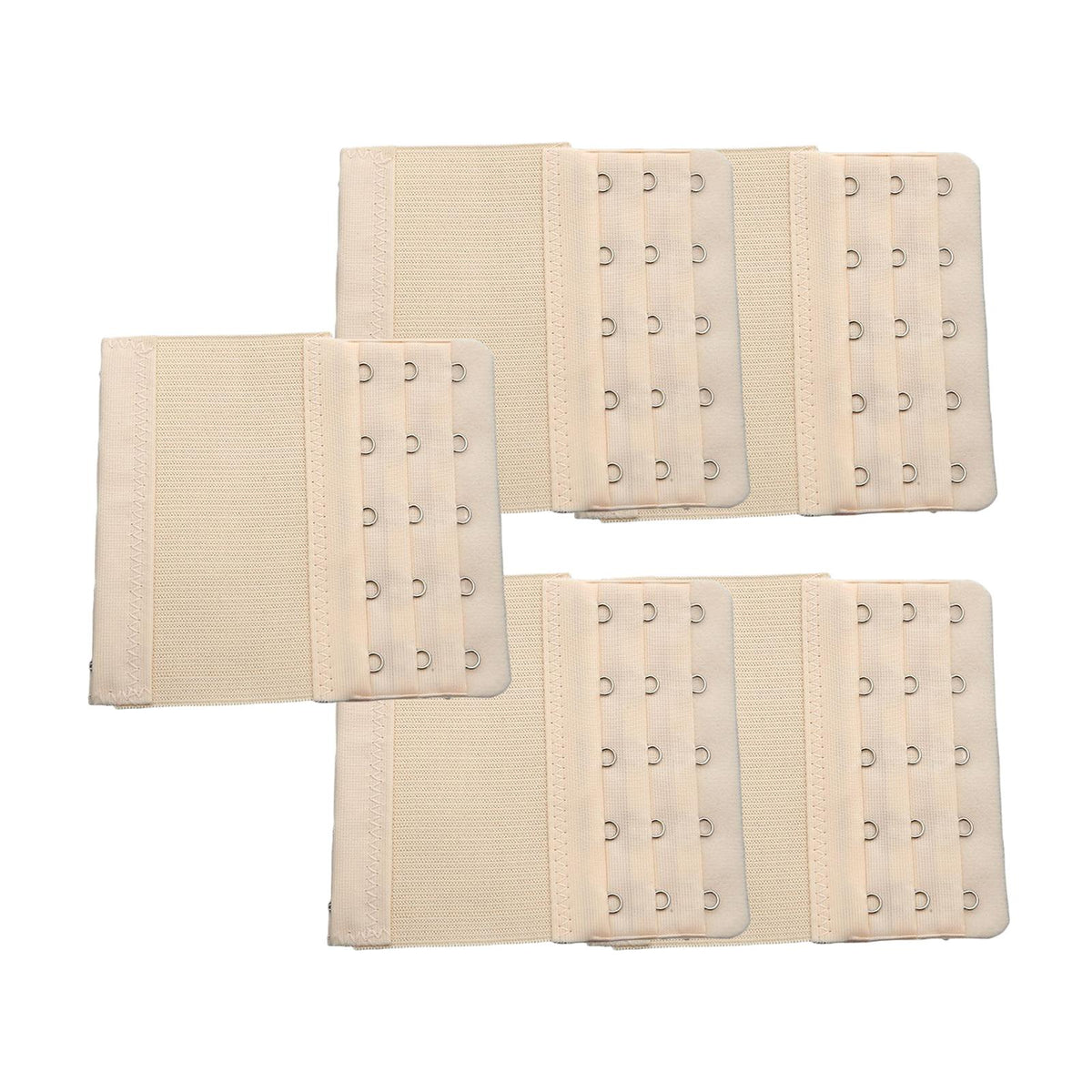 Maxbell 5x Bra Extender Strap Comfortable 5 Hooks Extender Bra Band for Women Lady Free Size Light Skinned