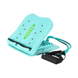 Maxbell Slant Board Foot Calf Stretcher with Elastic Rope Fitness for Heel Hamstring Green