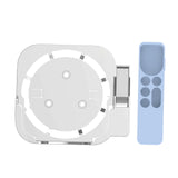 Maxbell Plastic Remote Control Cover Mount Holder for Apple TV6  White Blue
