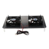 Max 120mm USB Router Cooler for Netgear R8500/R6220/R6900/R7000 Silvery Grey