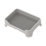 Maxbell Dog Toilet Cleaning Tool for Cat Indoor Potty Tray Puppy Training Potty Tray Gray