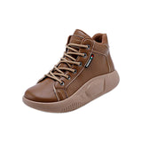 Maxbell Athletic Sneakers Nonslip Women Casual Shoes for Running Trekking Walking 35yards Brown
