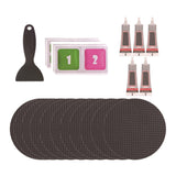 Maxbell Trampoline Patch Kit Replacement Waterproof Big Holes Trampoline Accessories Circle  10 Patches