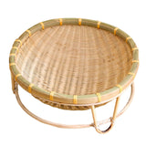 Maxbell Bamboo Woven Cat Nest Soft Lightweight Indoor Universal for Cats Kitten Dogs