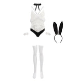 Maxbell Sexy Rabbit Lingerie Halloween Party Cosplay Costume Fancy Bodysuit Set
