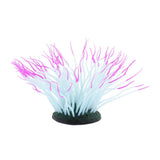 Max 1 Pc Fluorescent Artificial Sea Anemone Coral Aquarium Tank Landscape Purple