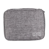 Maxbell Electronic Organizer Shockproof Waterproof for Power Bank Earphone Gray