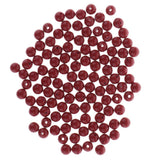 Max 120 Pieces Bulk Cinnabar Beads Buddha Charms Necklace Bracelet DIY 6mm