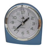 Maxbell Mute Alarm Clock with Night Light Desktop  Snooze Clock for Bedroom Blue