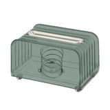 Maxbell Tissue Box Cover Rectangular Modern Tissue Storage Case for Countertop Decor Green