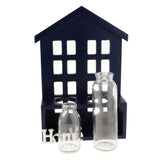 Max Glass Flower Vase Hydroponic Planter Pot Container Case Home Decor Blue