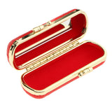 Max PU Leather Lipstick Lip Gloss Case Storage Makeup Holder Box Portable Red