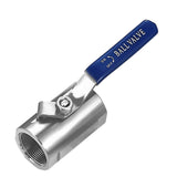 Maxbell Stainless Steel Ball Valve Threaded Female Lever Handle Gate Valve  DN32