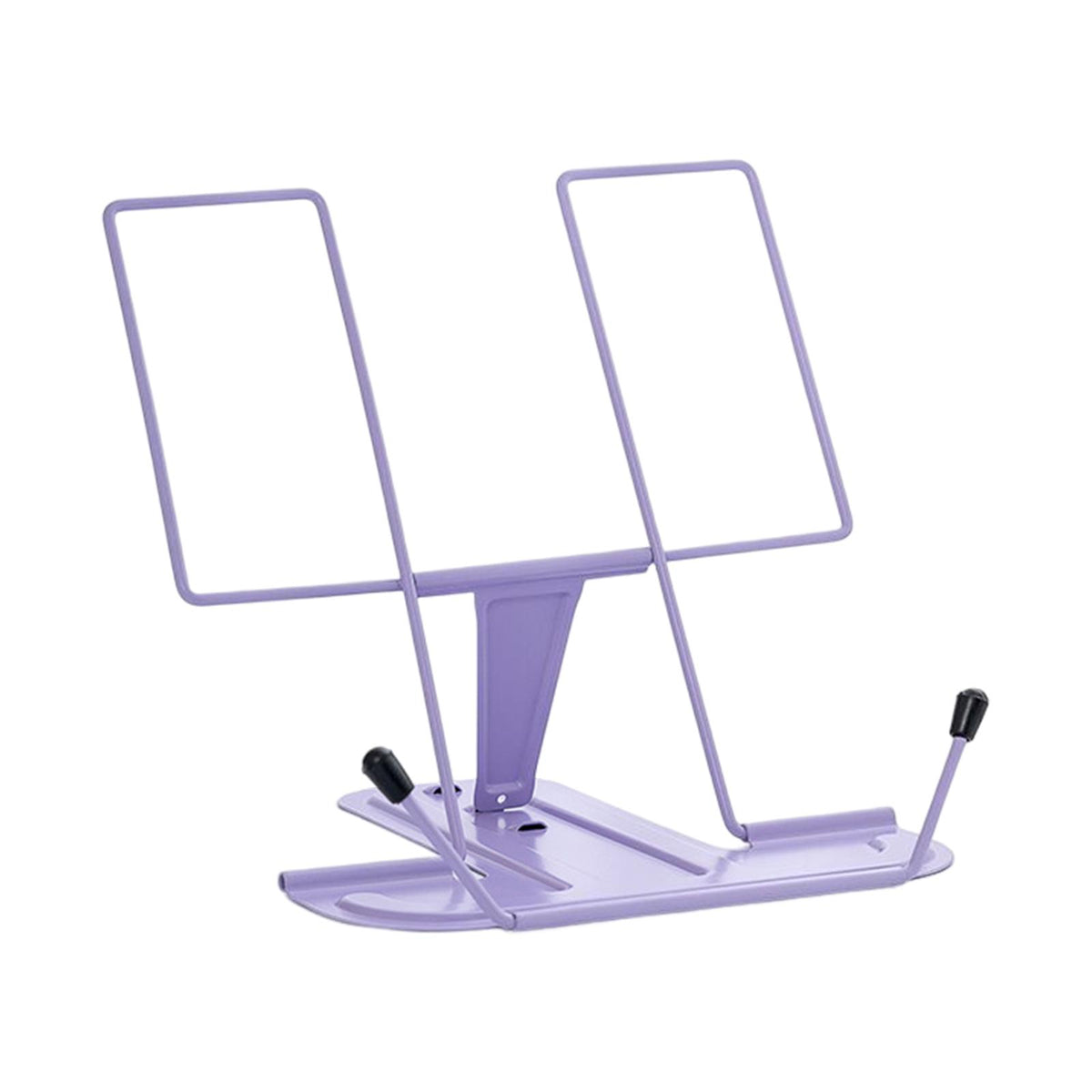 Maxbell Portable Cookbook Holder Organizer Display Lightweight for Reading Cookbooks violet