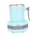 Maxbell Portable Quick Electric Beverage Cup Cooler for Milk Coffee Blue