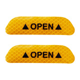 Maxbell 2Pieces Car Door Stickers Reflector Replacement Yellow