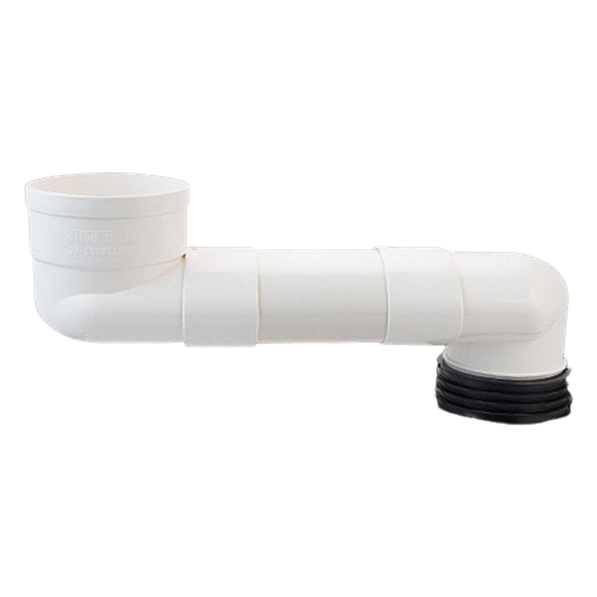Maxbell Offset Toilet Flange Extension Drain Pipe for Plumbing Drainage Systems 25cm