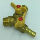 Max Brass 1/2in Male Thread Right Plug-in Valve Pneumatic Quick Coupler Fittings