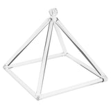 Maxbell 7inch Quartz Crystal Singing Pyramid D Note Meditation Tool